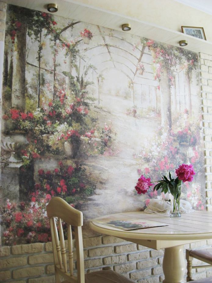 fresco in the kitchen