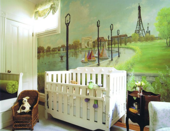 painting in the nursery