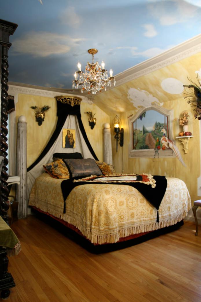 fresco in the bedroom