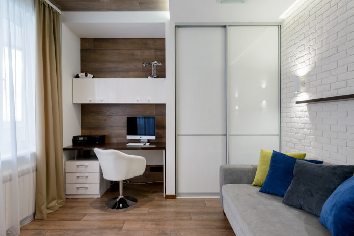 bedroom with a sofa