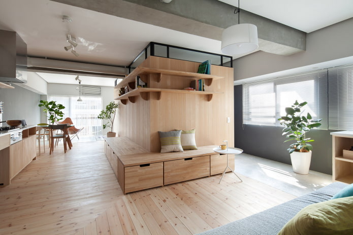 open plan apartment