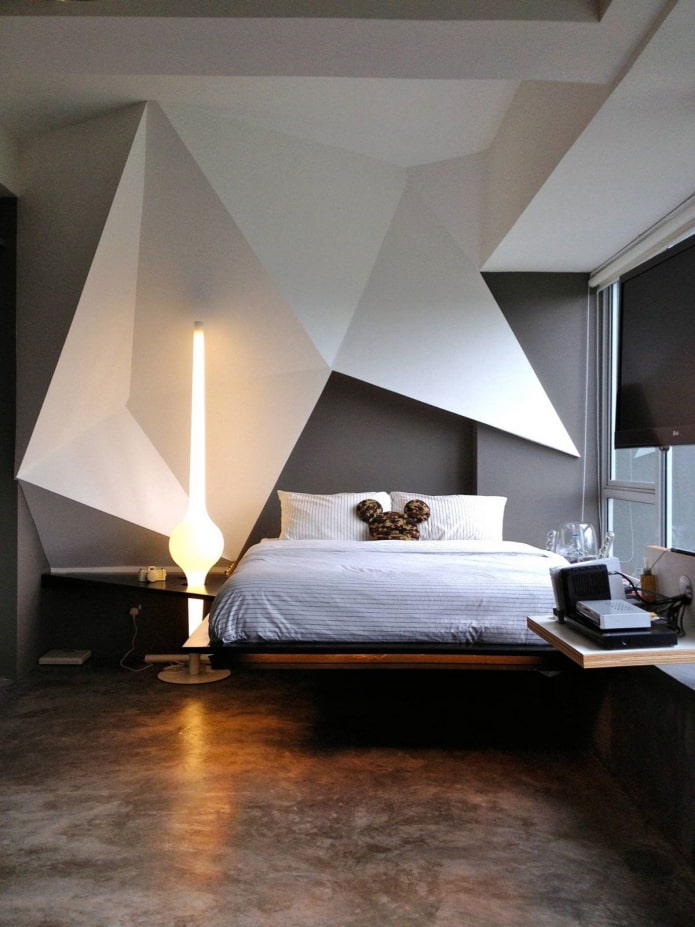 decorative panels on the wall