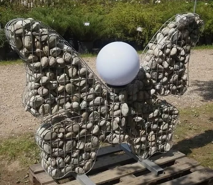 butterfly shaped gabion