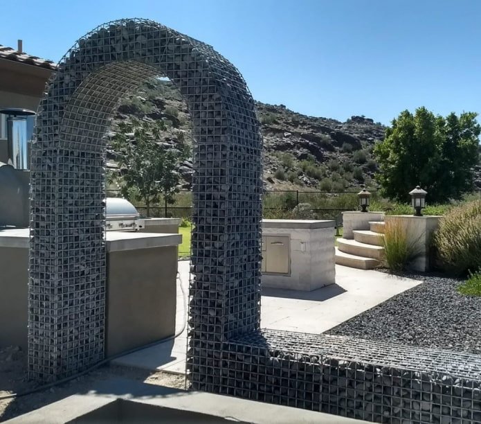 gabion arch