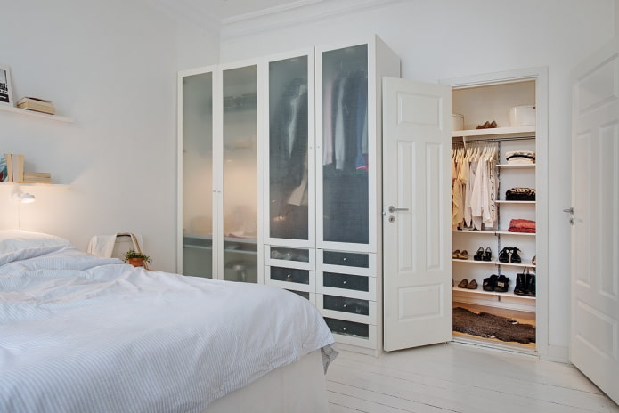 Wardrobe from the room