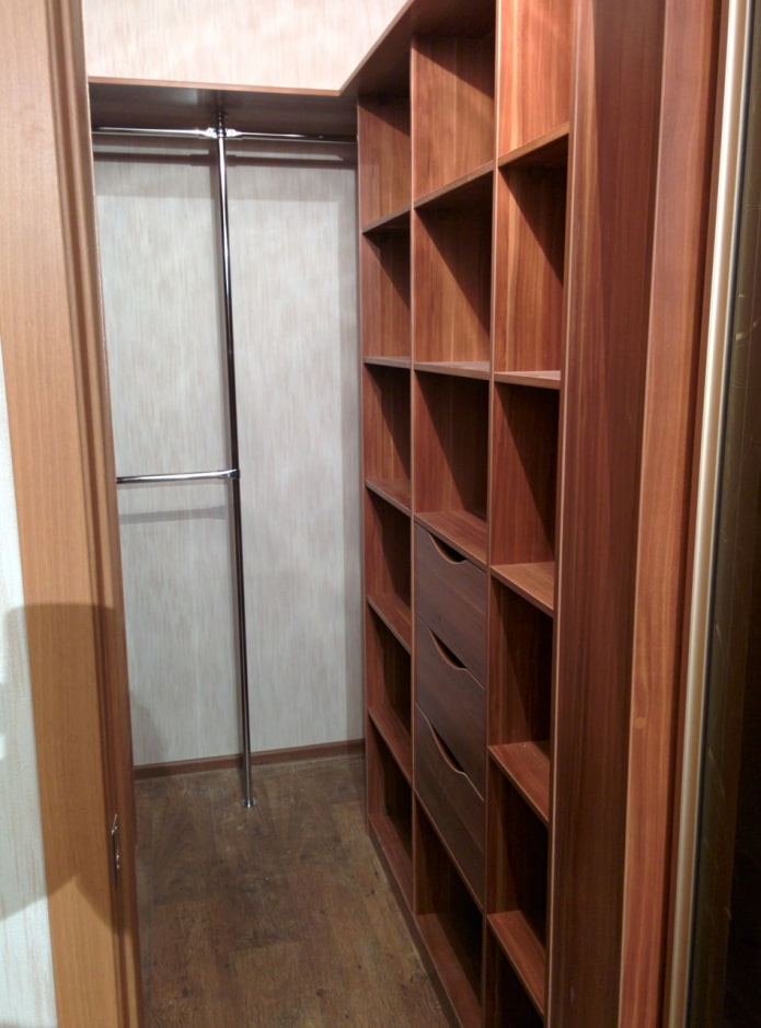 spacious wardrobe