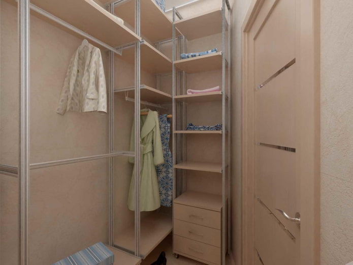 small dressing room