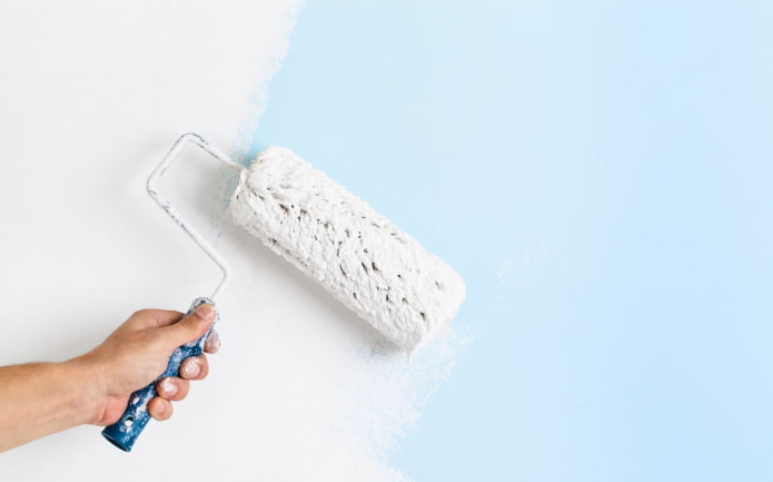 White paint
