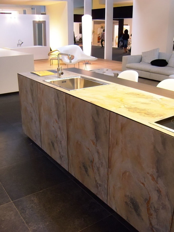 flexible stone furniture