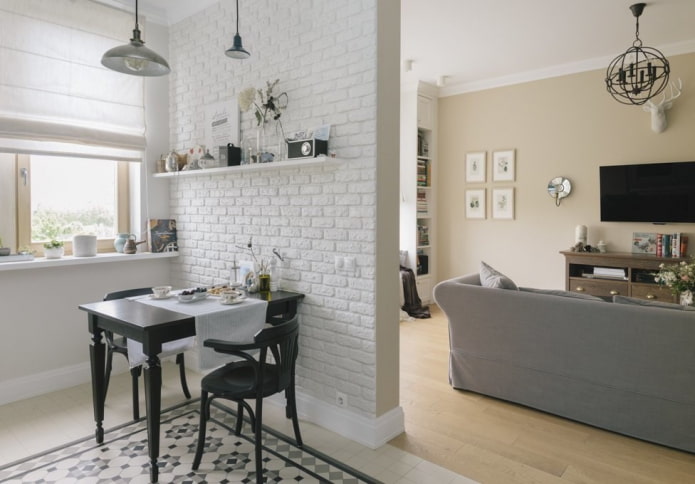 white gypsum tiles in interior