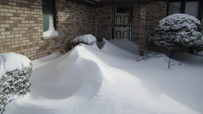 Snow drifts