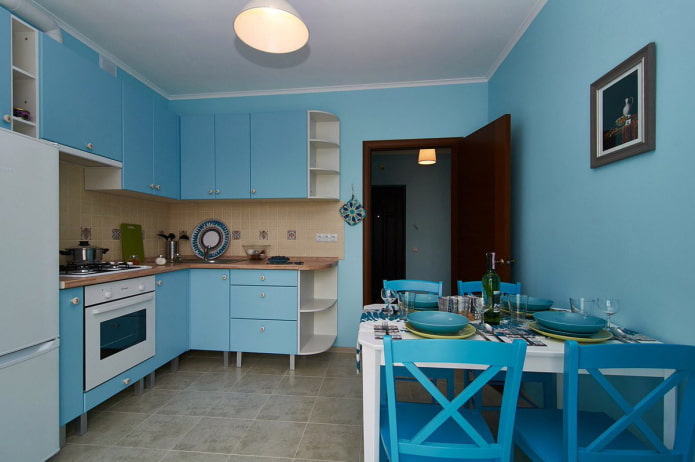 monochrome kitchen