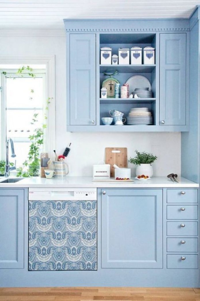 kitchen to the ceiling