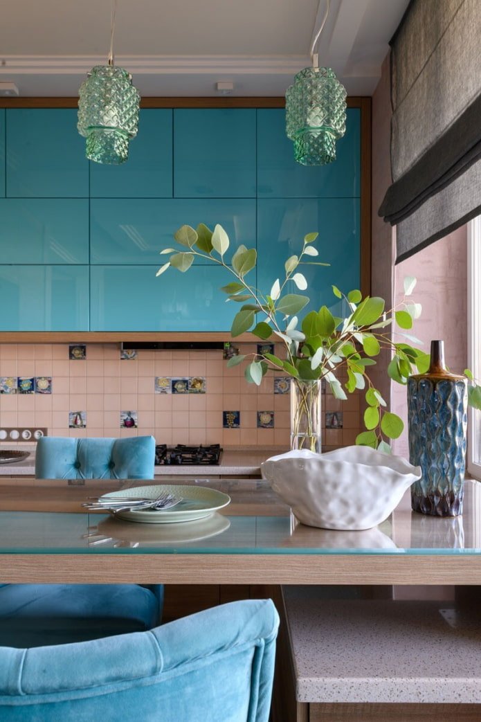 kitchen with warm tones