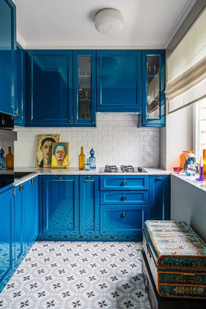 paintings in the kitchen