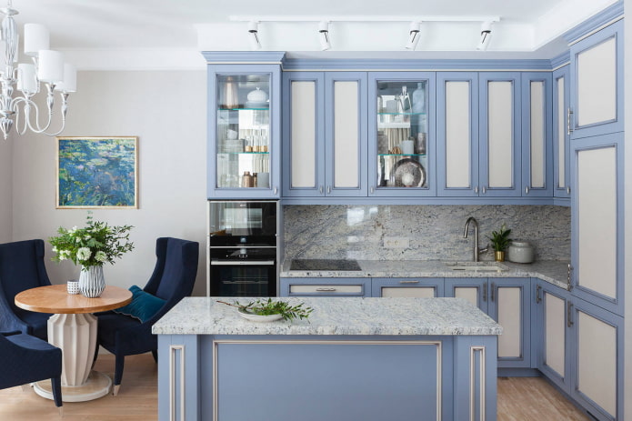 a kitchen set in a classic style