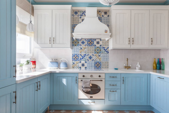 a kitchen in the Provence style