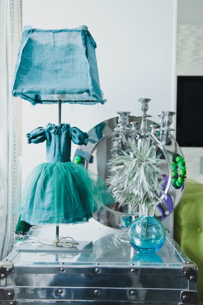 blue accessories for the interior