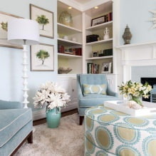 Blue color in the interior: combinations, design ideas, 67 photos-5