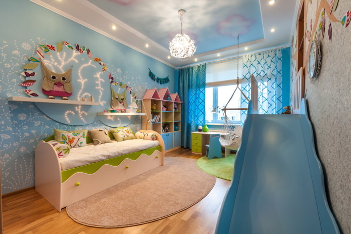 slide in the nursery