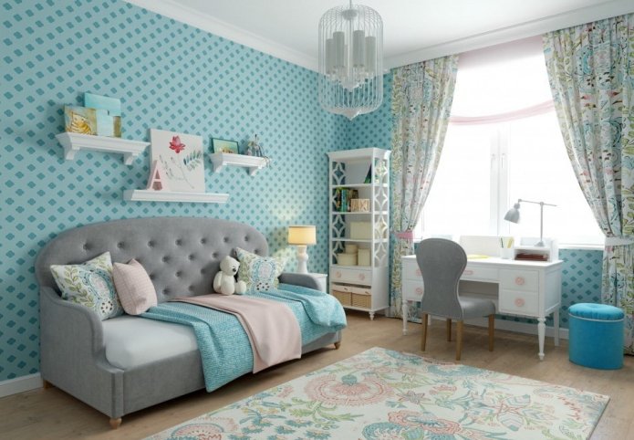 sofa in the nursery