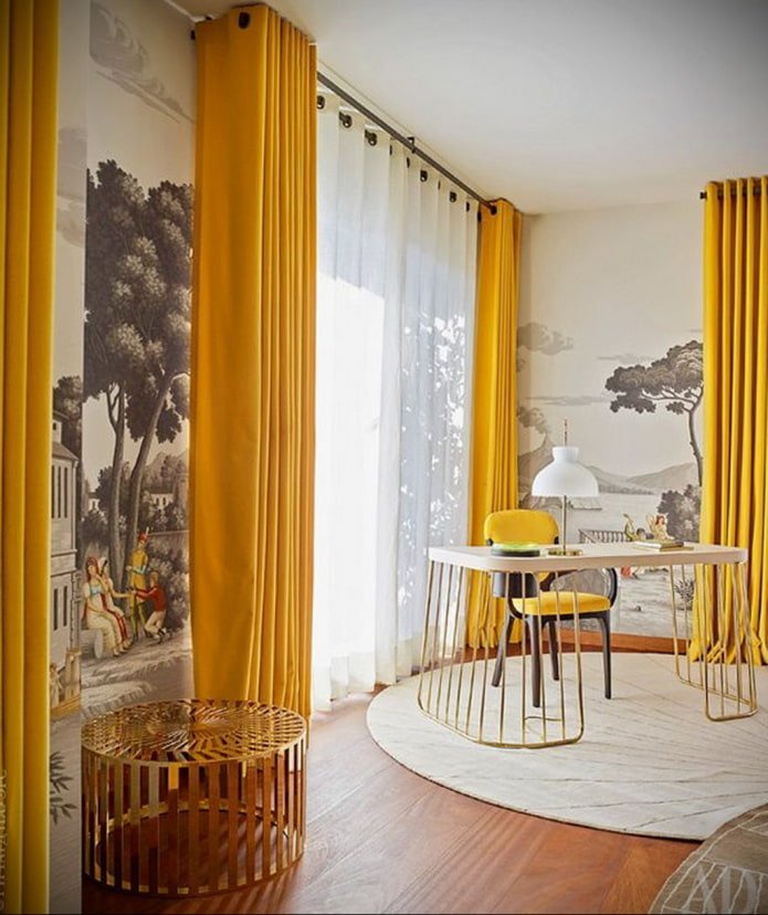 curtains in the children's room