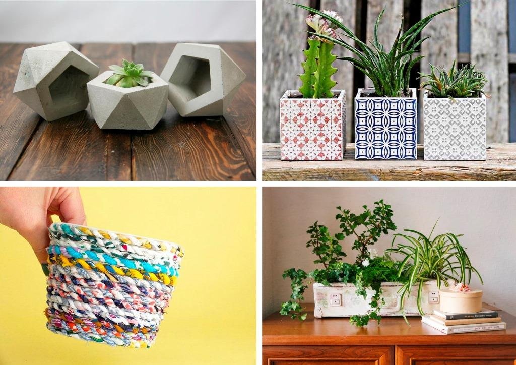 How to make flower pots with your own hands? 9 master classes