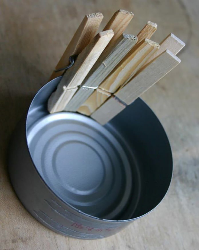 Fix the clothespins