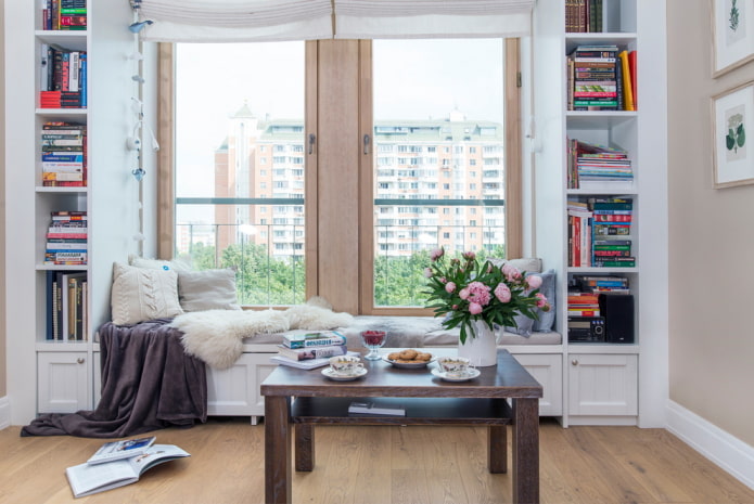 Bedroom by the panoramic window