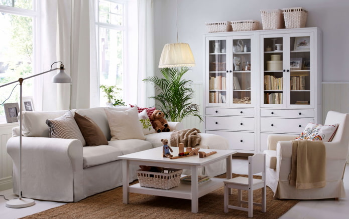 light living room from IKEA