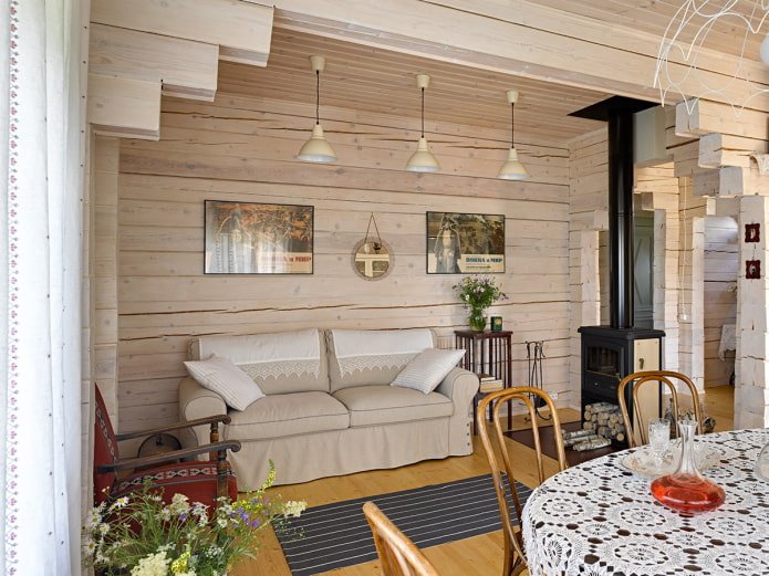 dacha in Russian style