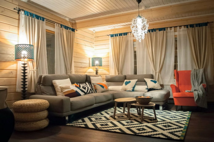 warm dacha design