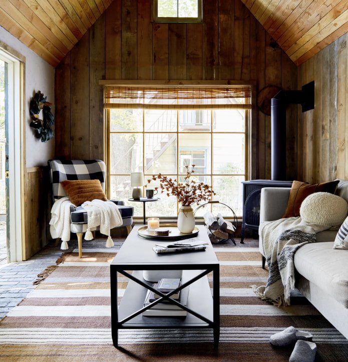 chalet style hall