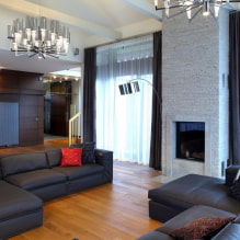 How to arrange a living room with two windows?-1