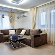 How to arrange a living room with two windows?-3