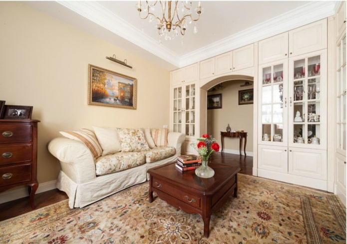 living room furniture in a classic style