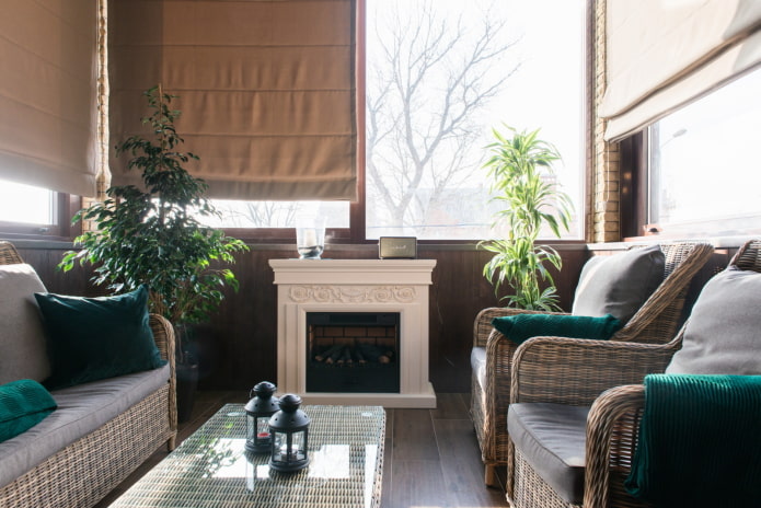 Wicker chairs
