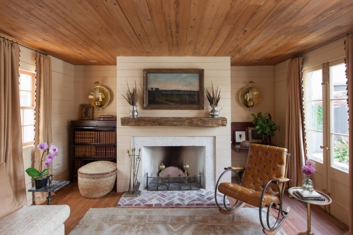Painting above the fireplace