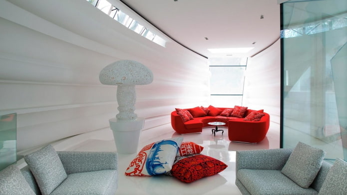 Rounded sofa
