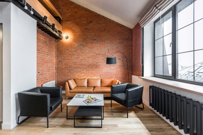 Leather furniture set