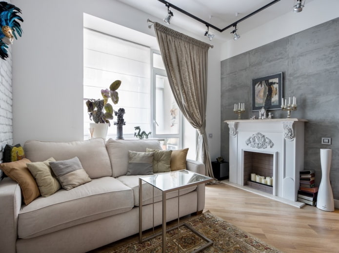Loft in white tones
