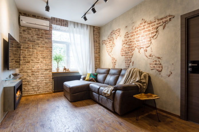 Small loft living room