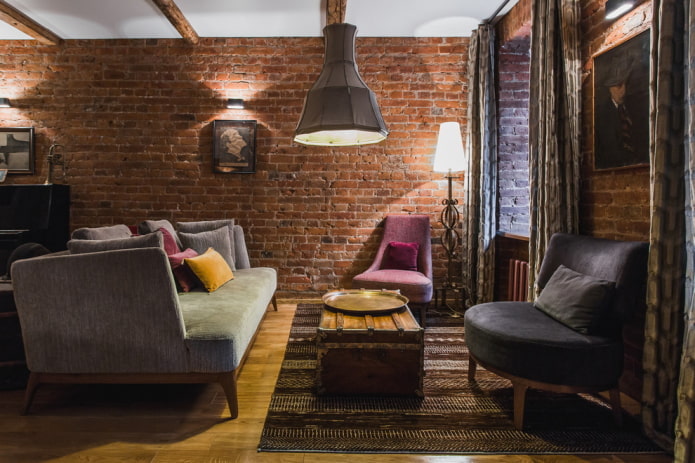Chandelier, floor lamp and sconce