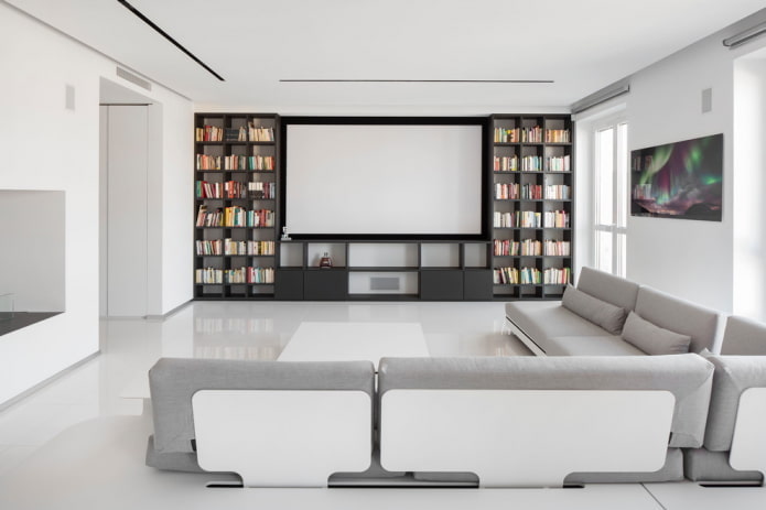 living room furniture in a minimalist style
