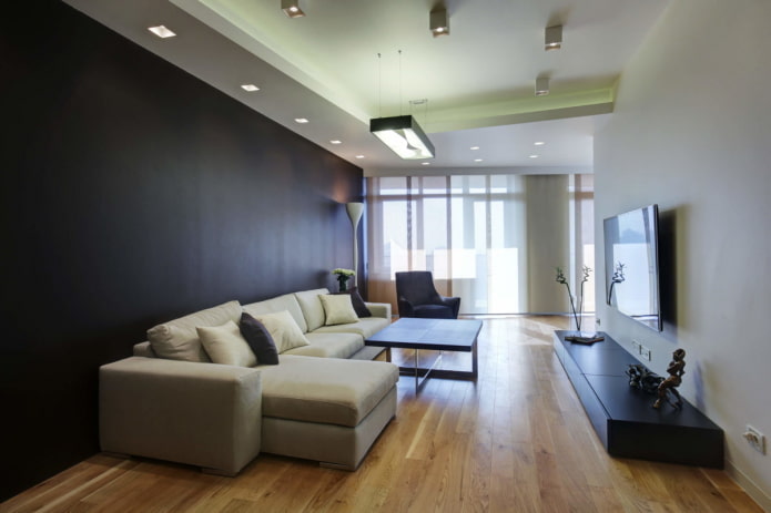 living room decoration in a minimalist style