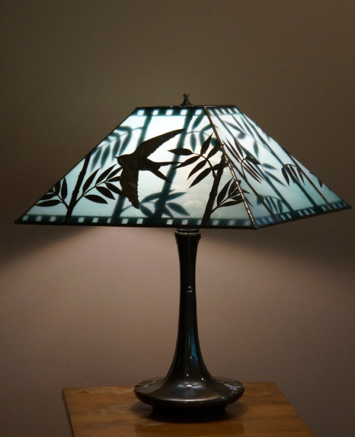 Art Nouveau lamp