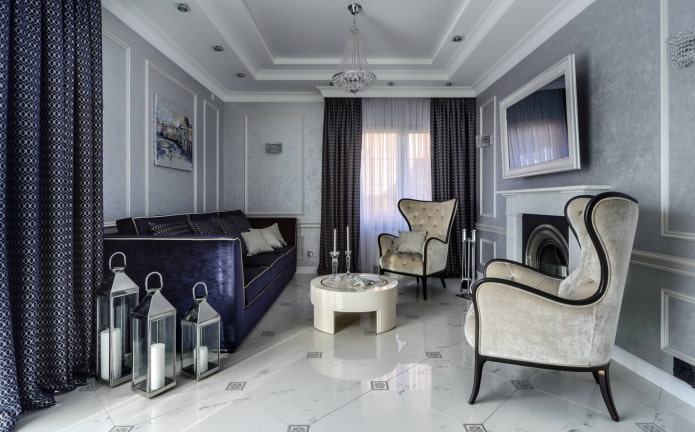 Tiled floor