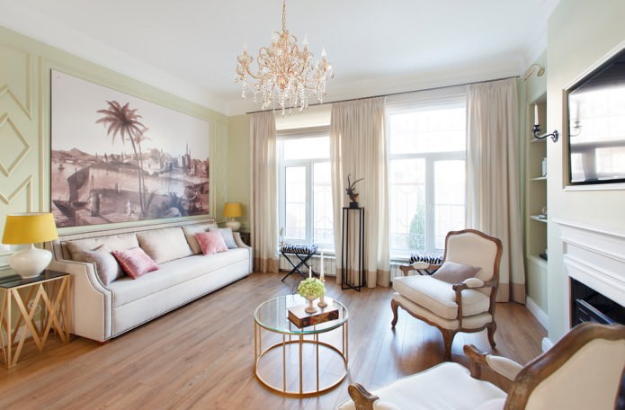 light green walls