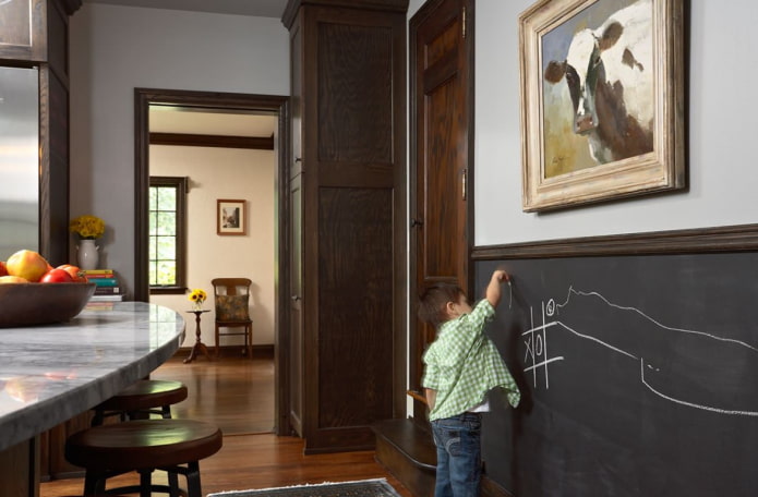 chalk paint in the interior