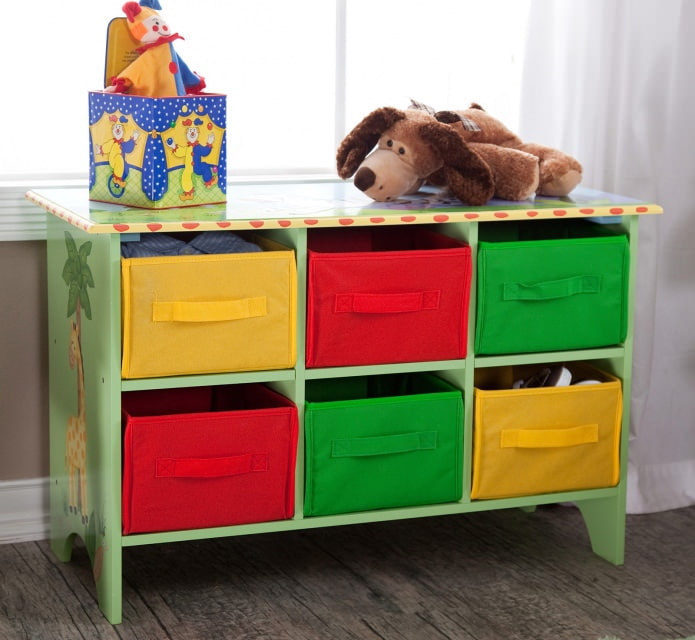 Storing Toys in a Child's Room